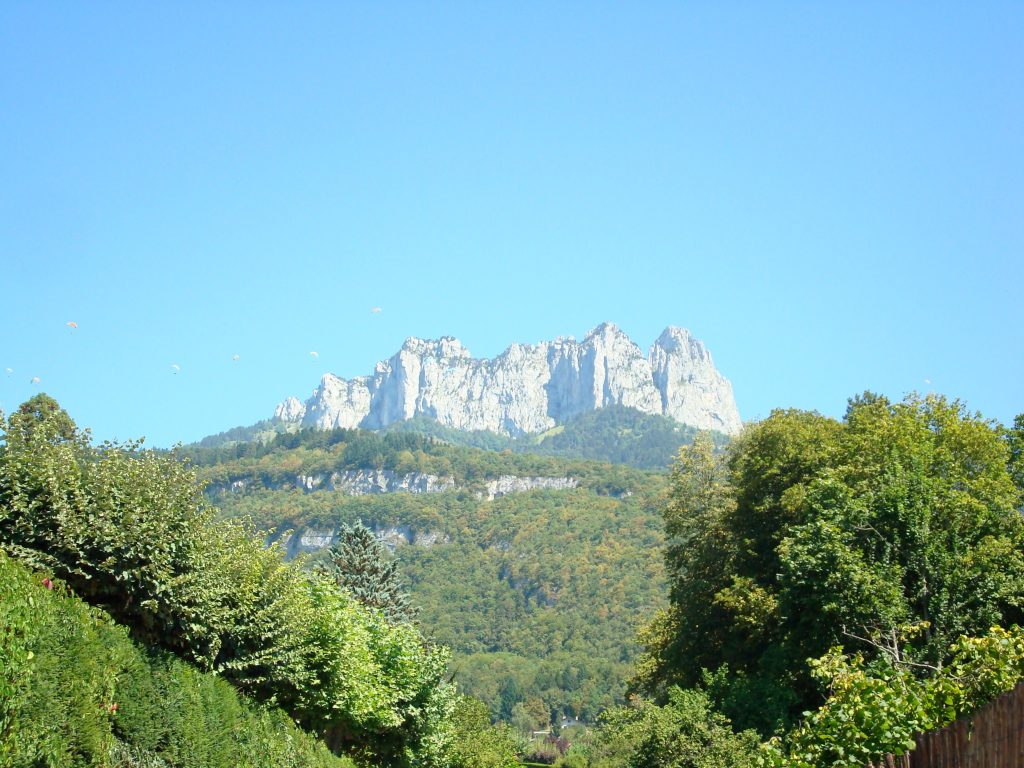 Die Dents de Lanfon von der Weite 