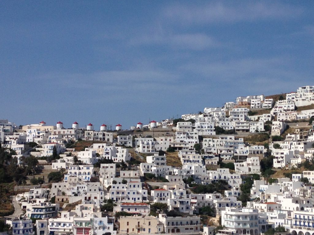 Astypalea: Ausblick von meinem Balkon im Ixthioessa Hotel