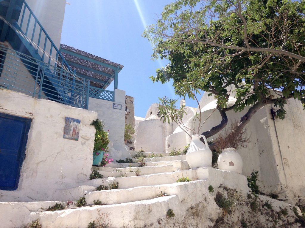 Astypalea: Stiegen in der Chora am Weg zur Burg