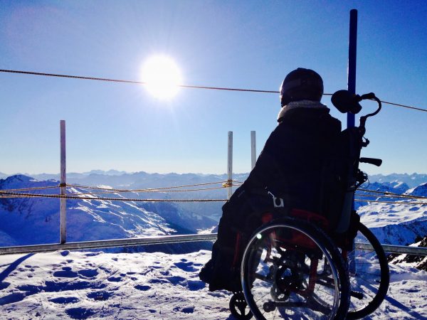 Ausblick vom Dreiländerblick am Kaunertaler Gletscher