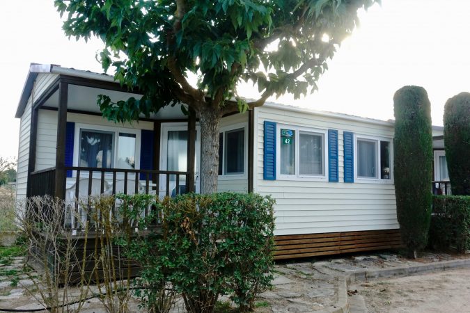 Bungalow am Campingplatz Castell Mar in Katalonien