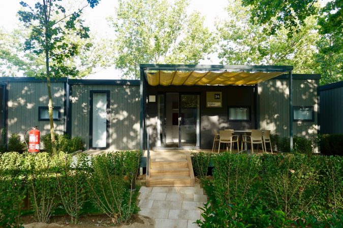 Bungalow am Campingplatz Las Dunas in Katalonien