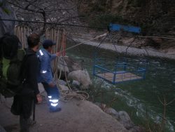 Die Seilgondel am Apurimac Fluss beim Choquequirao Trek in Peru