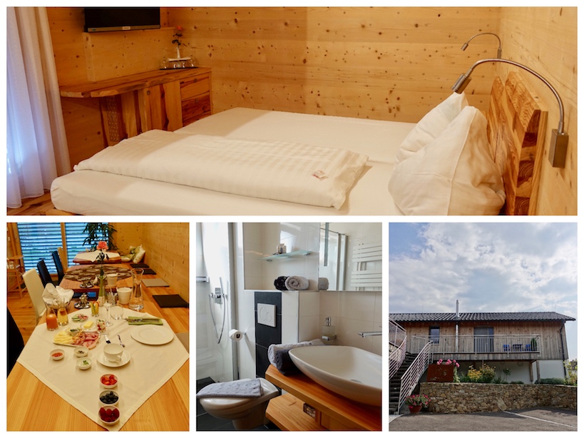 Bildcollage: e2-Privatzimmer in Maria-Langegg
