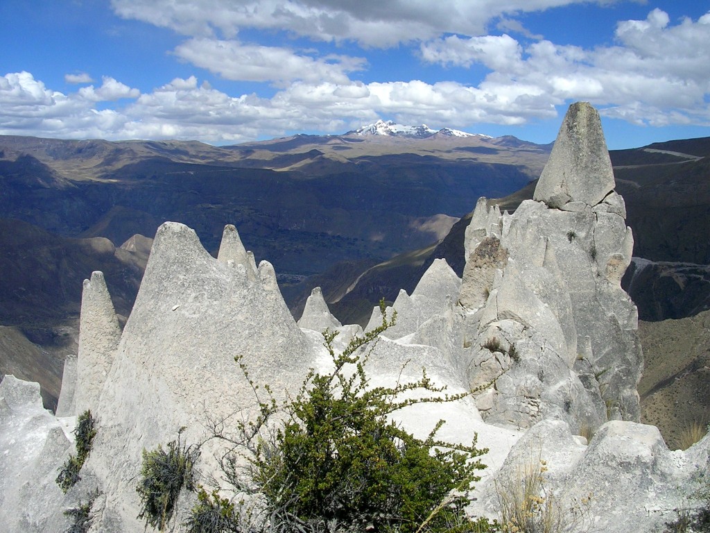 Steinformationen des Bosque de Piedras de Huito im Cotahuasi Canyon