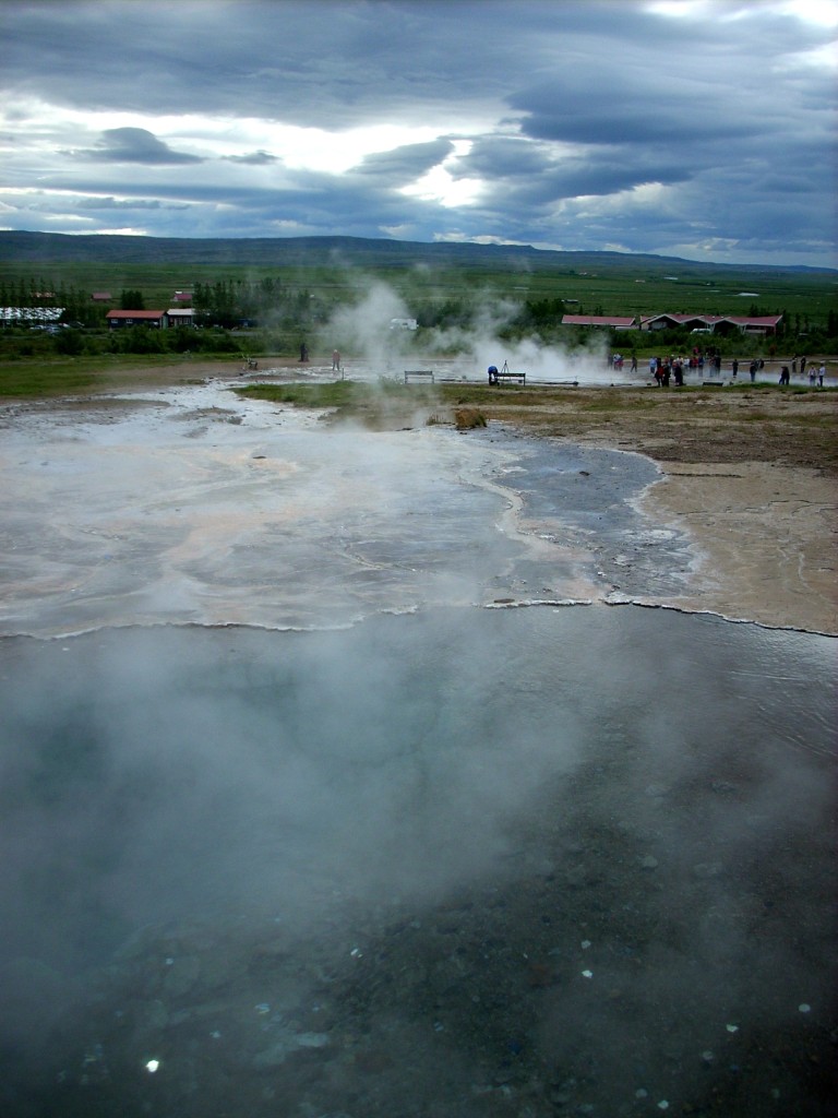 Beim Großen Geysir in Island
