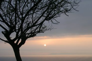 Sonnenuntergang am Meer in Lima