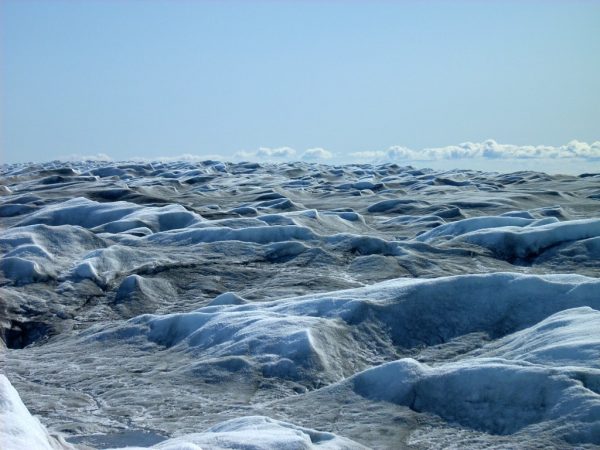Inlandeis in Kangerlussuaq in Grönland