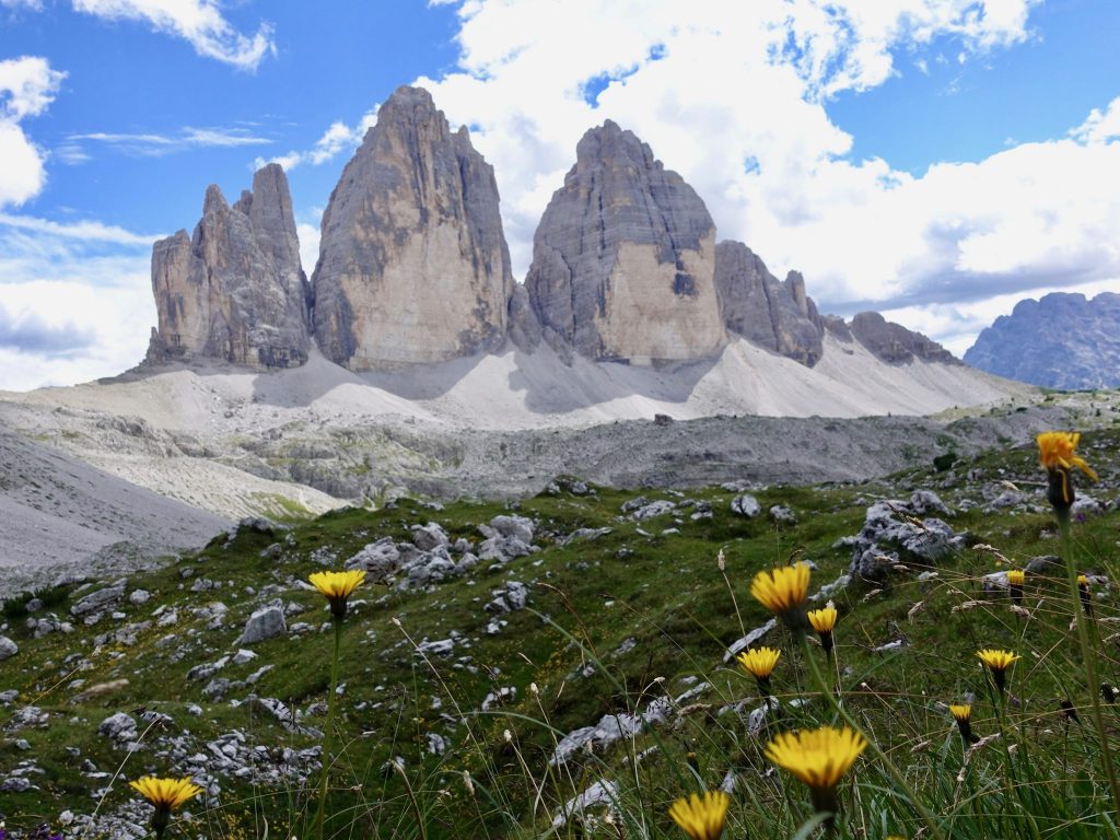 Die Drei Zinnen in den Dolomiten