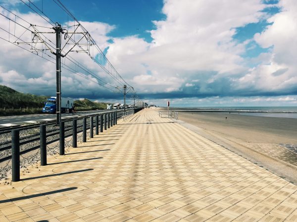 Strandpromenade an der Nordsee