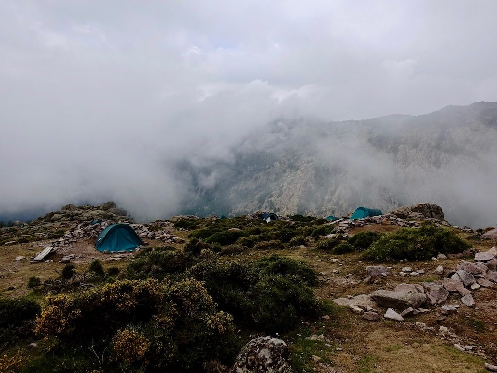 Zeltplatz bei Refuge d’Ortu di u Piobbu