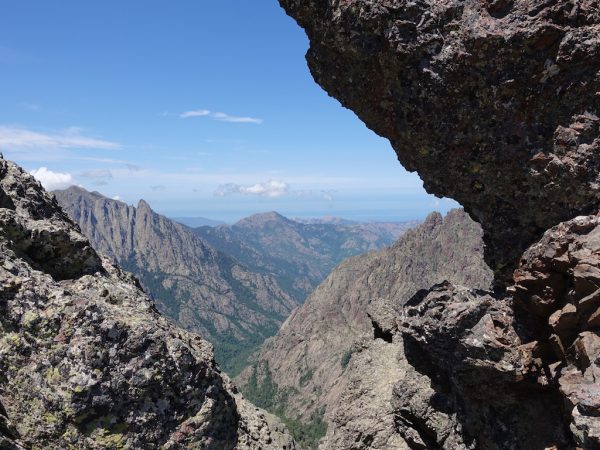 GR20-Korsika-Wandern-Blick zum Meer