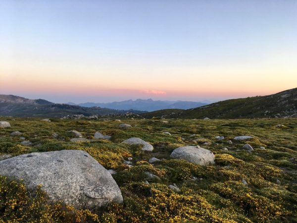 GR20: Sonnenaufgang