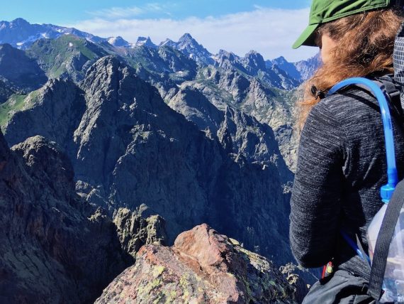 Traumausblick an der Bocca di Pisciaghia am GR20