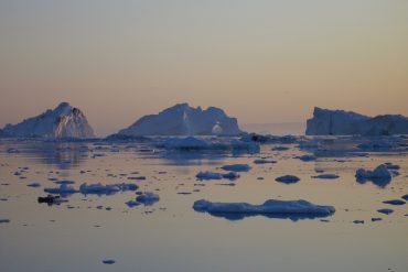 Illulisat: Eisberge zum Mitternachtssonnenuntergang