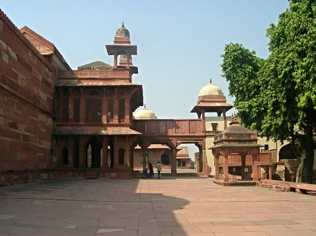 In der Jama Masjid Moschee in Fatehpur Sikri