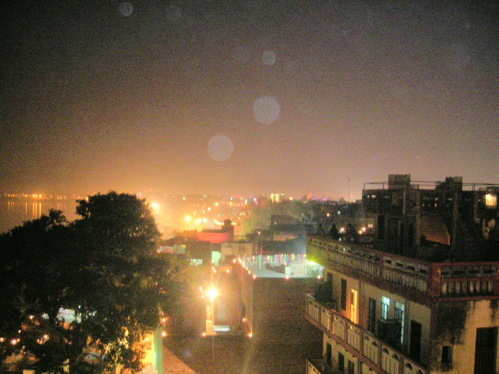 Diwali Beleuchtung in Varanasi