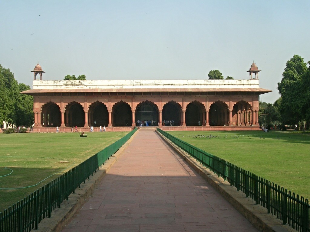 Im Roten Fort in Delhi