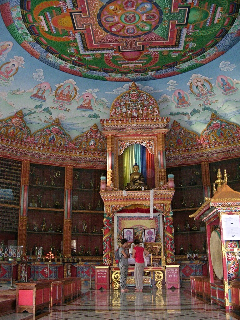 In einem Tempel in Lumbini