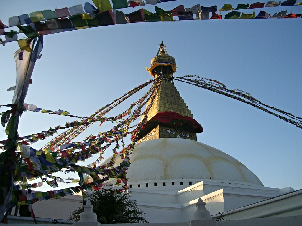 Stupa von Bodnath (Boudhanath) in Kathmandu