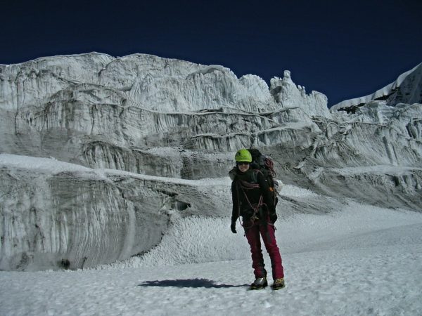 Ich vor Gletscher beim Tarpu Chuli