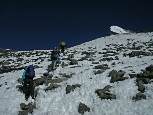 Aufstieg zum Advanced Basecamp