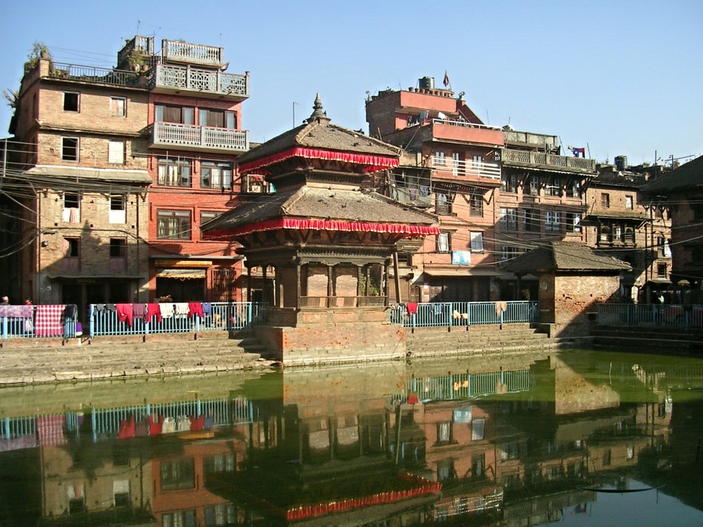 Wasserbecken in Bhaktapur