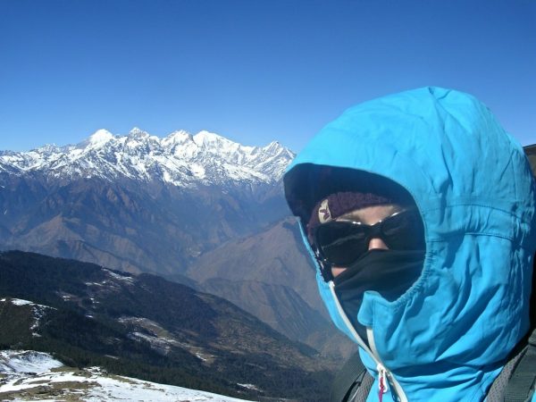 Querung des Laurebina Passes auf der Gosainkunda Trekkingroute in Nepal