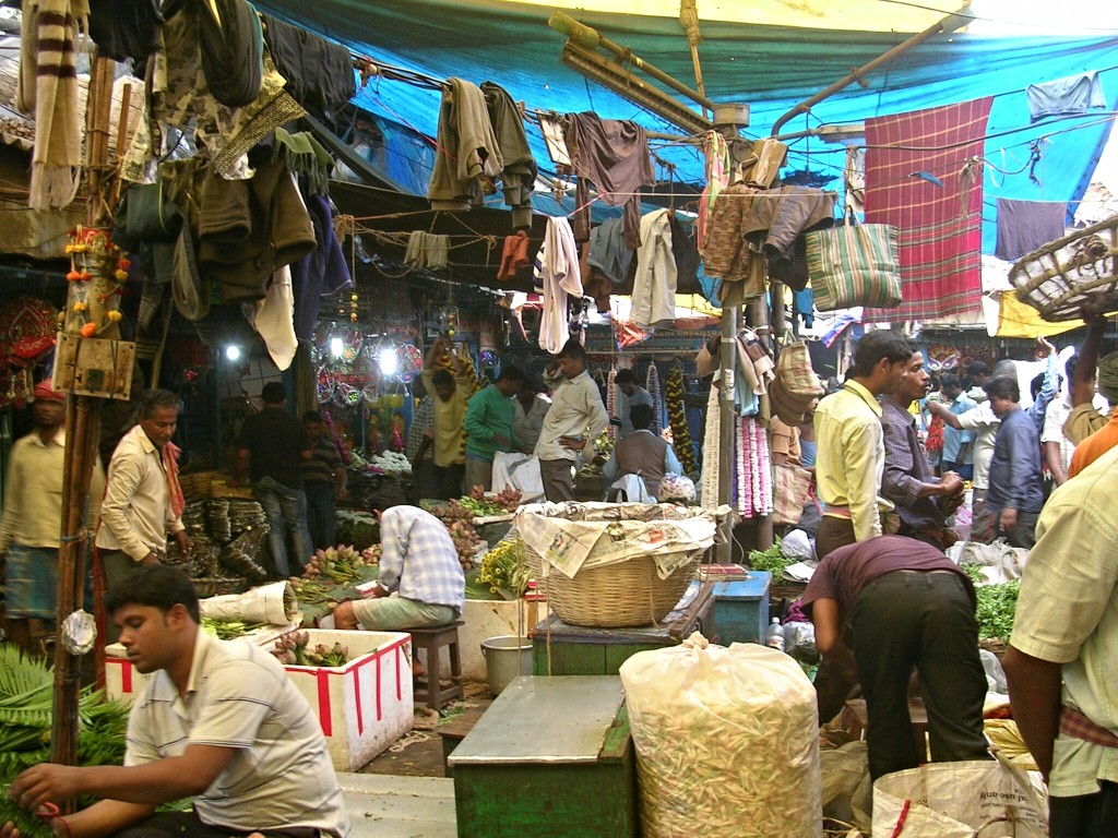Markt in Kalkutta