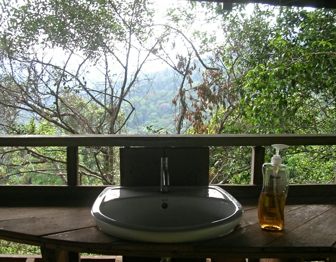 Bad von Baumhaus in Huay Xai