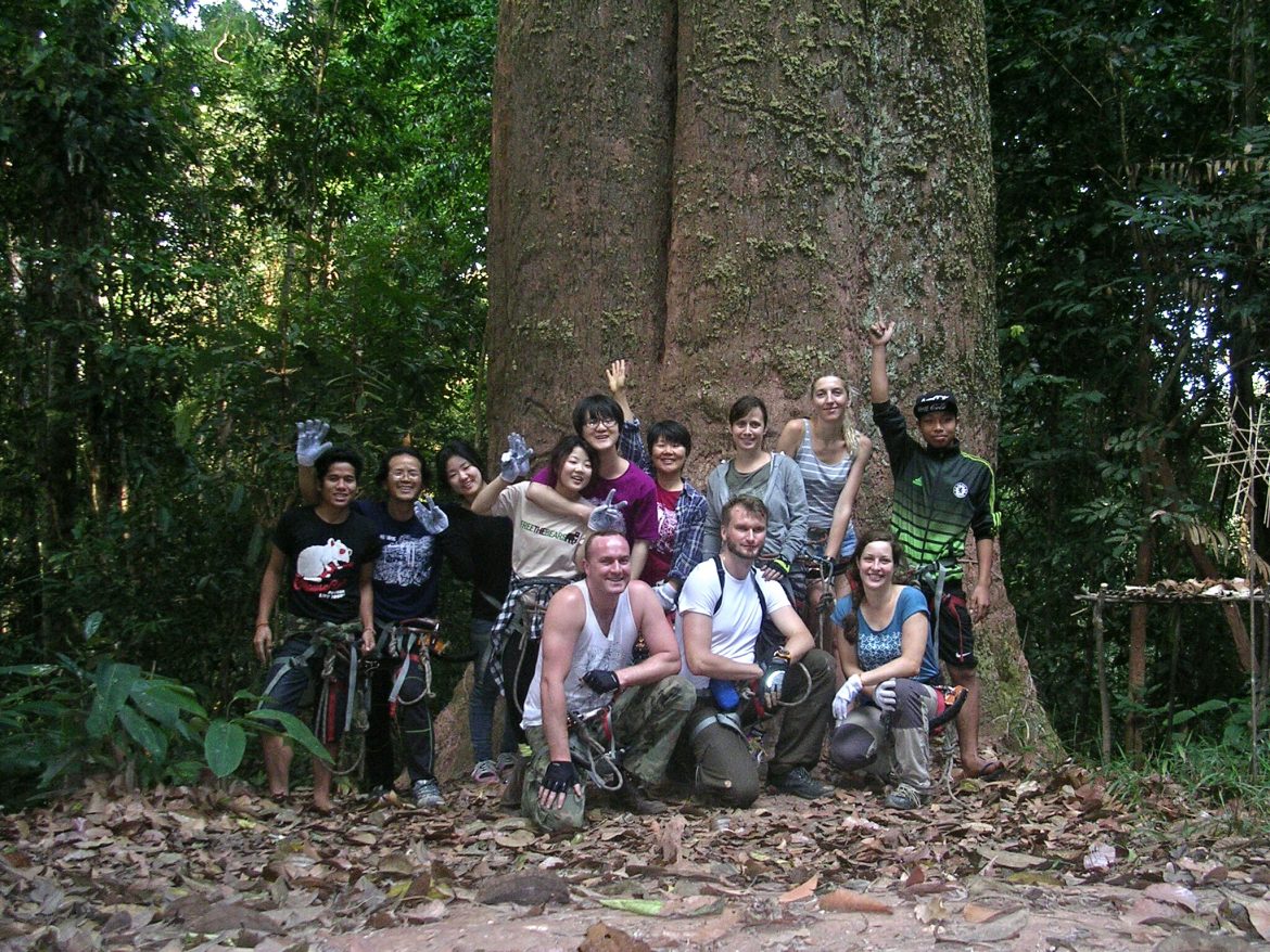 Gruppenfoto meiner Zipline Gruppe