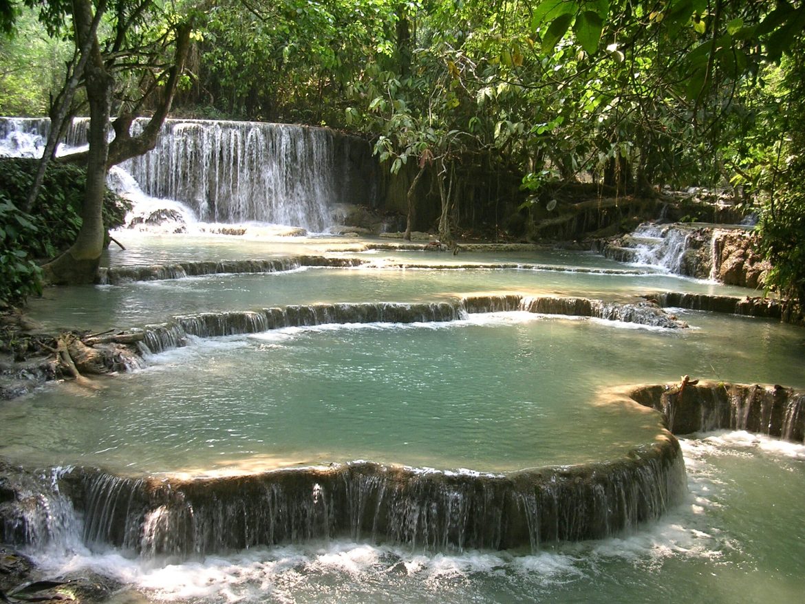 Kuang Si Wasserfall bei Luang Prabang