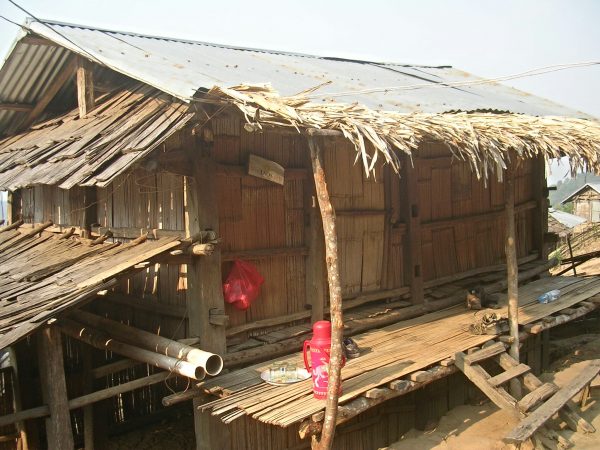 Gästehaus des Akha Tribal Dorfes in Laos