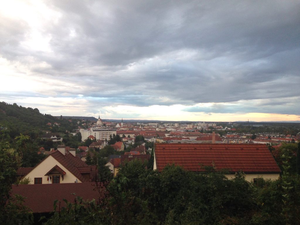 Aussblick von meinem Zimmer im Steigenberger Hotel Krems