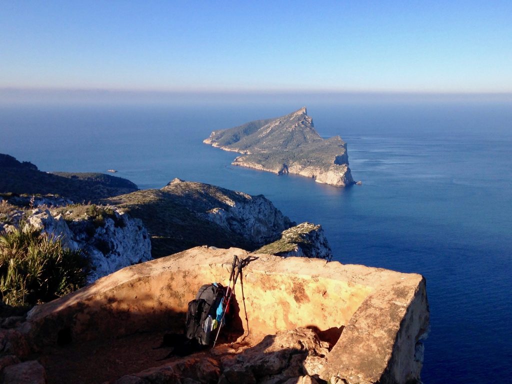 Teufelsbalkon beim Aussichtspunkt Mirador d'en Josep Sastre bei La Trapa