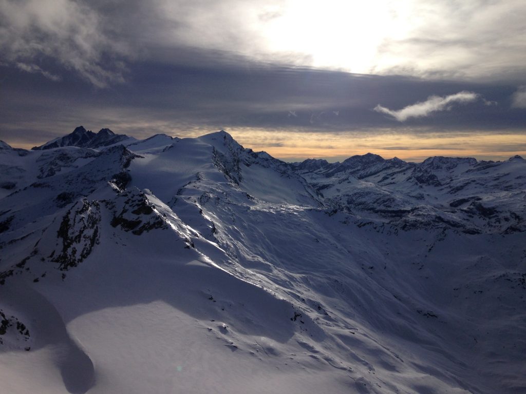 Ausblick Richtung Groß Glockner bei Gipfelwelt 3000 am Kitzsteinhorn